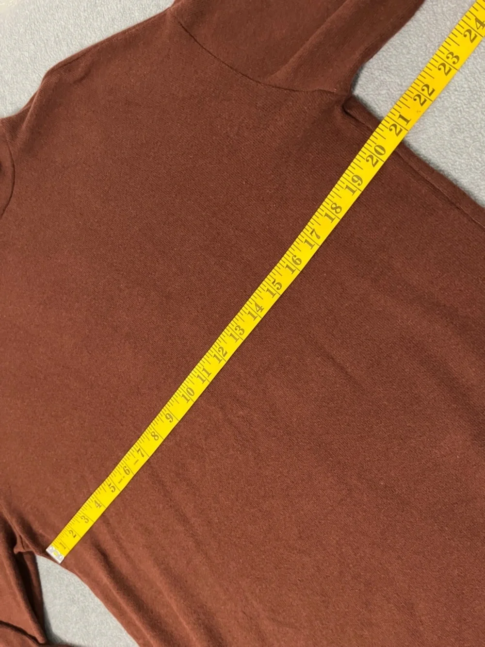 Reformation Aspen Mini Dress Womens Medium Brown Turtleneck Longsleeve - Picture 6 of 12